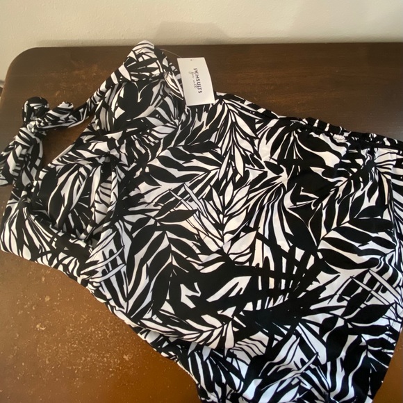 NWT Swimsuits for All Sheath Halter Swimdress One Piece Plus Size 20 - Picture 9 of 9